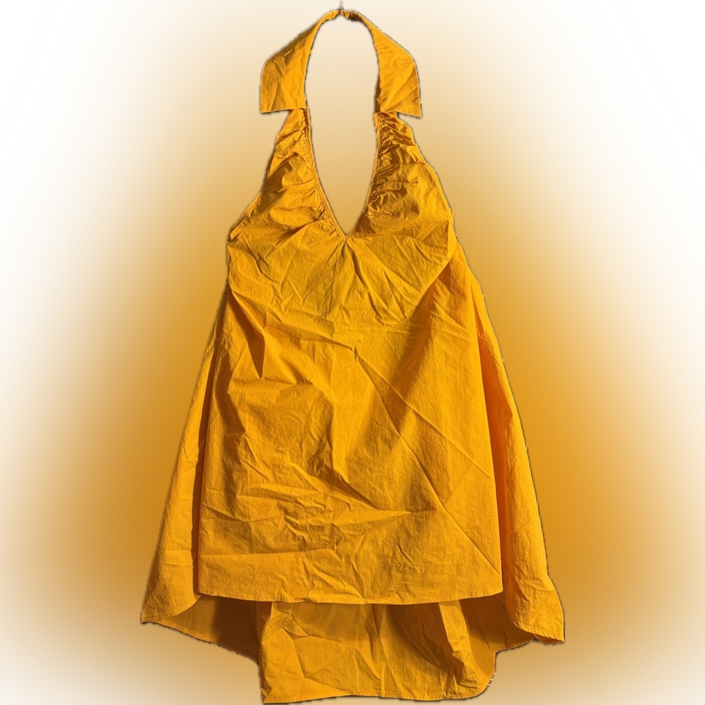 NWT - Steve Madden - Mustard Yellow Halter Dress